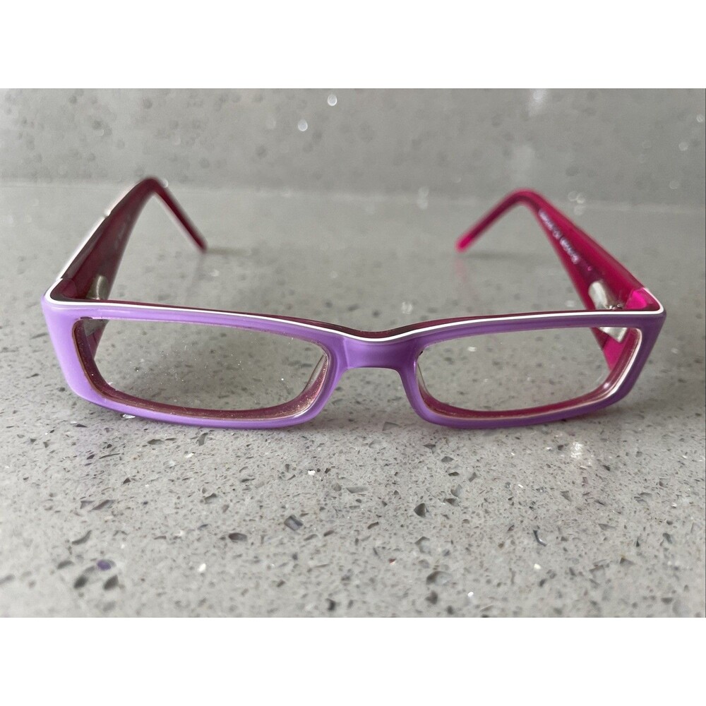 Superflex 64 C.4 Eyeglasses Frames ONLY Full Rim 44-14-120 Purple Pink